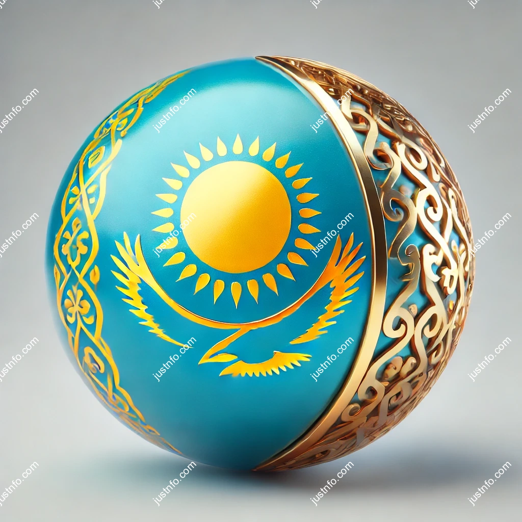 Flag of kazakhstan