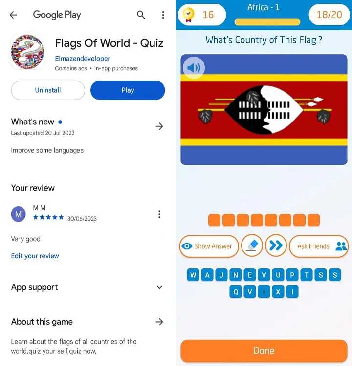 Eswatini Flag, Currency, Population, Tourist Places