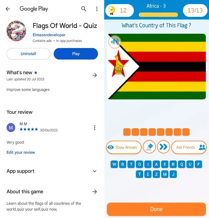 Flag of Zimbabwe, Currency, Population, Tourist Places